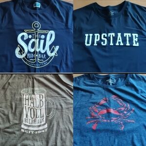 4 JCrew Men's Graphic T Shirts Bundles